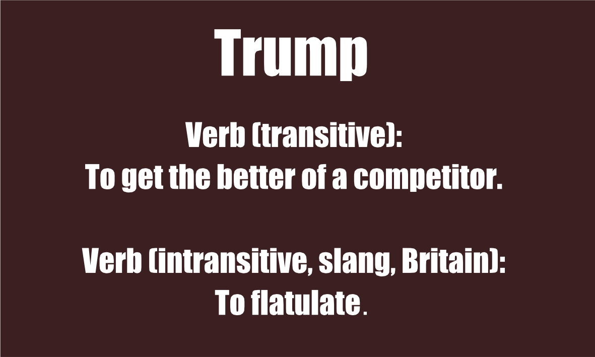The meaning of 'Trump'