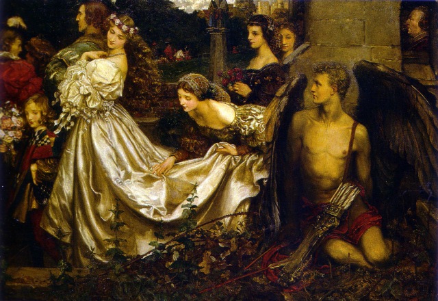 The Uninvited Guest, painting by Eleanor Fortescue-Brickdale