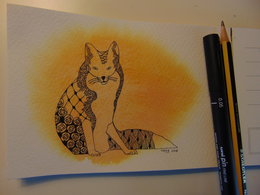 Zen fox by Marija Smits